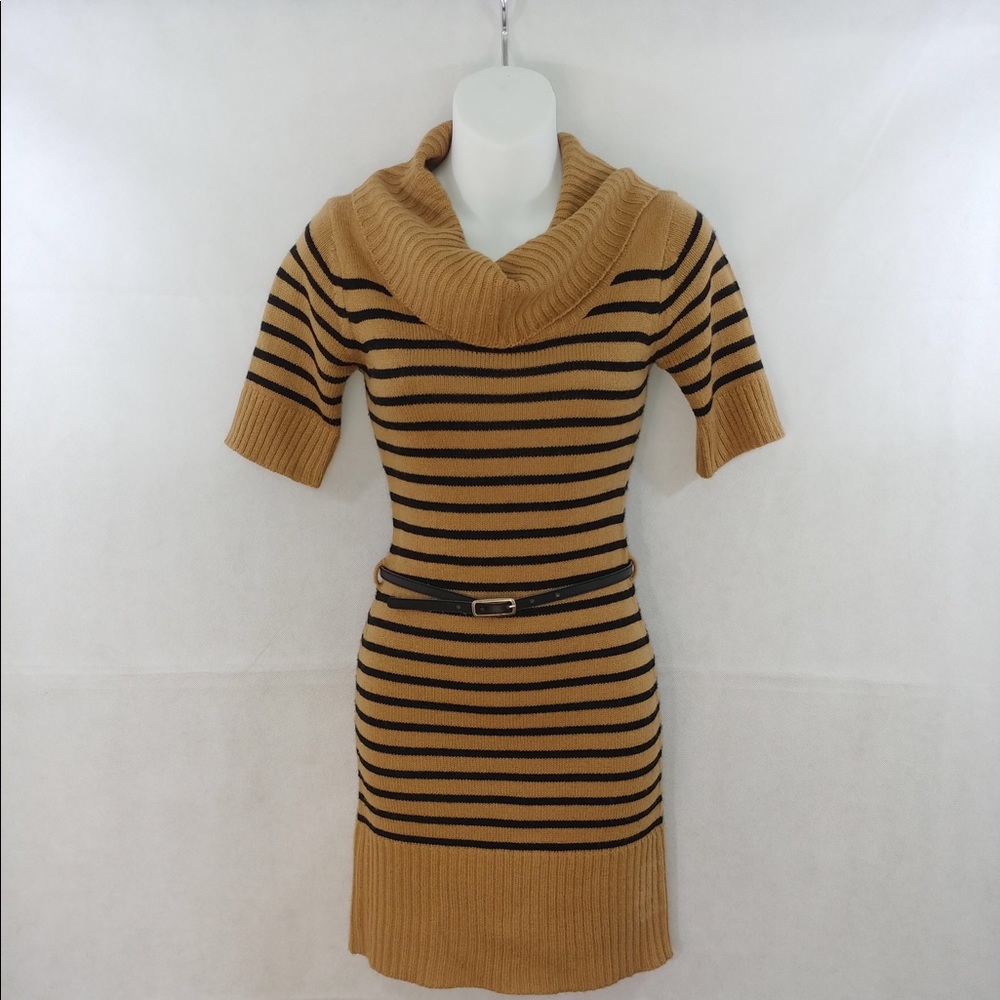 Brown & Black Body Central Dress